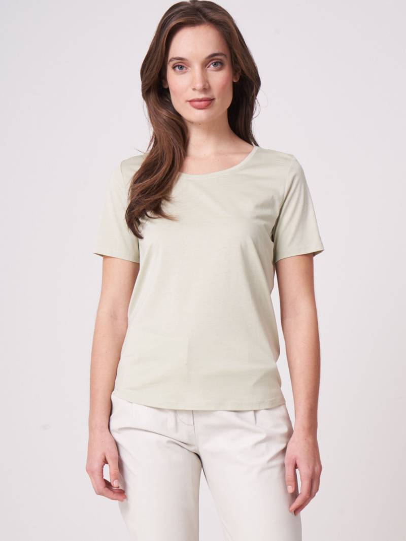 Damen-T-Shirt Basic von REPEAT cashmere