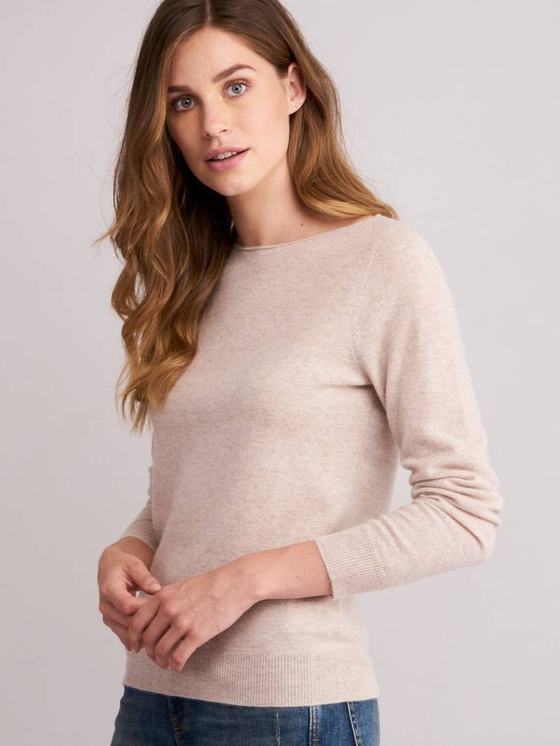 Damenpullover aus Kaschmir mit U-Boot-Ausschnitt von REPEAT cashmere