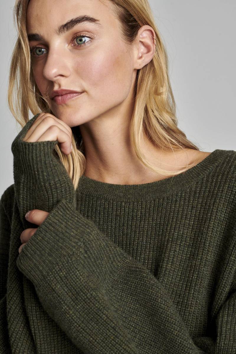 Grobstrick-Kaschmir-Pullover von REPEAT cashmere