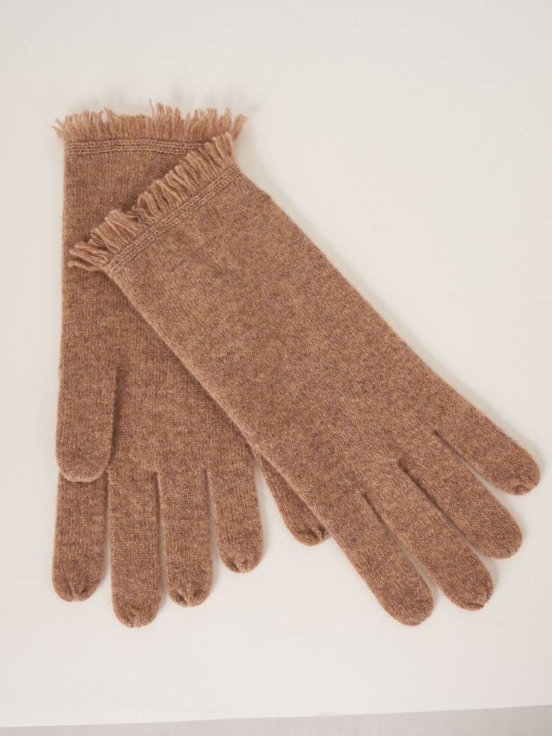Handschuhe mit Fransen aus Bio-Kaschmir von REPEAT cashmere