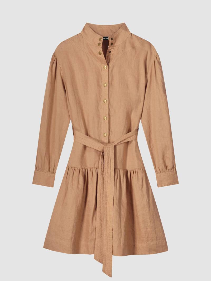 Hemdkleid in A-Linie aus Leinen von REPEAT cashmere