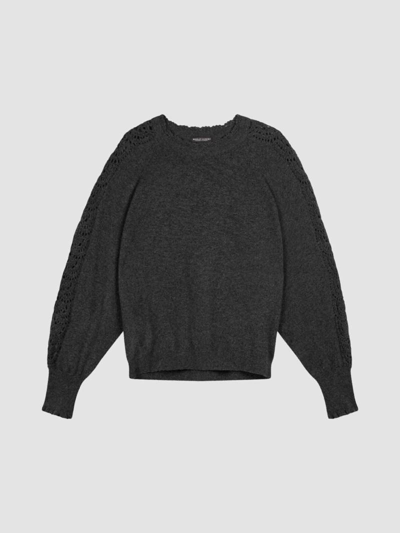 Kaschmirpullover mit Häkeldetails von REPEAT cashmere