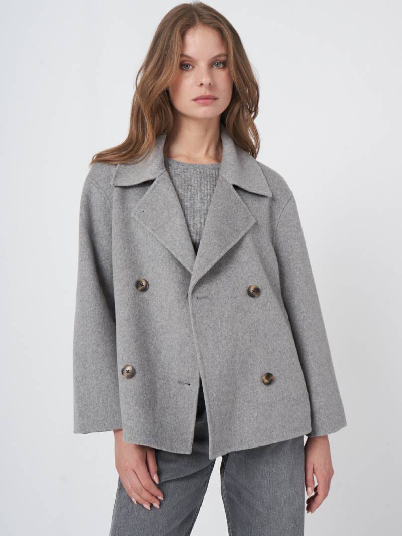 Kurzer Trenchcoat aus Wollmischung von REPEAT cashmere