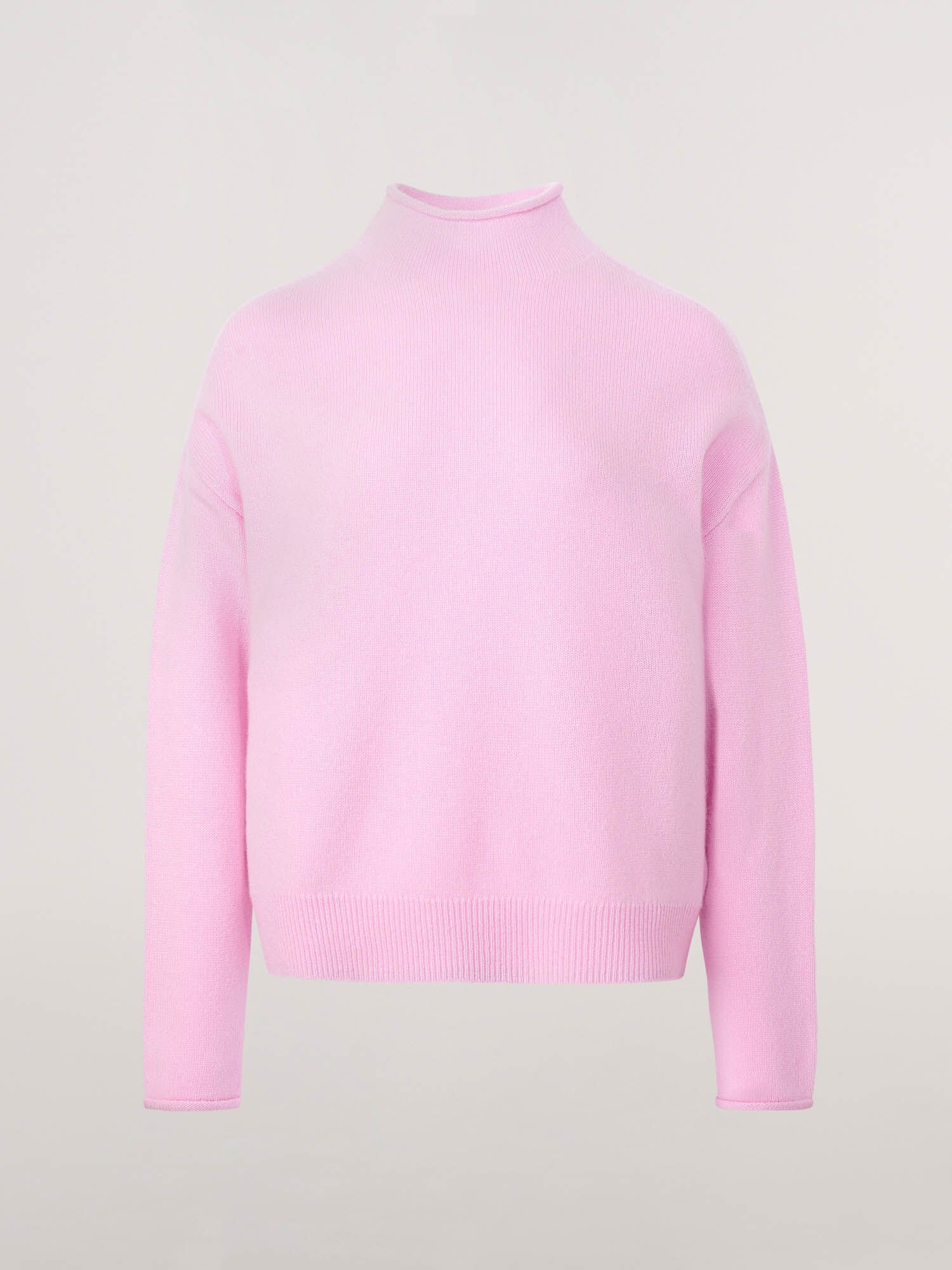 Organic cashmere sweater with stand collar von REPEAT cashmere