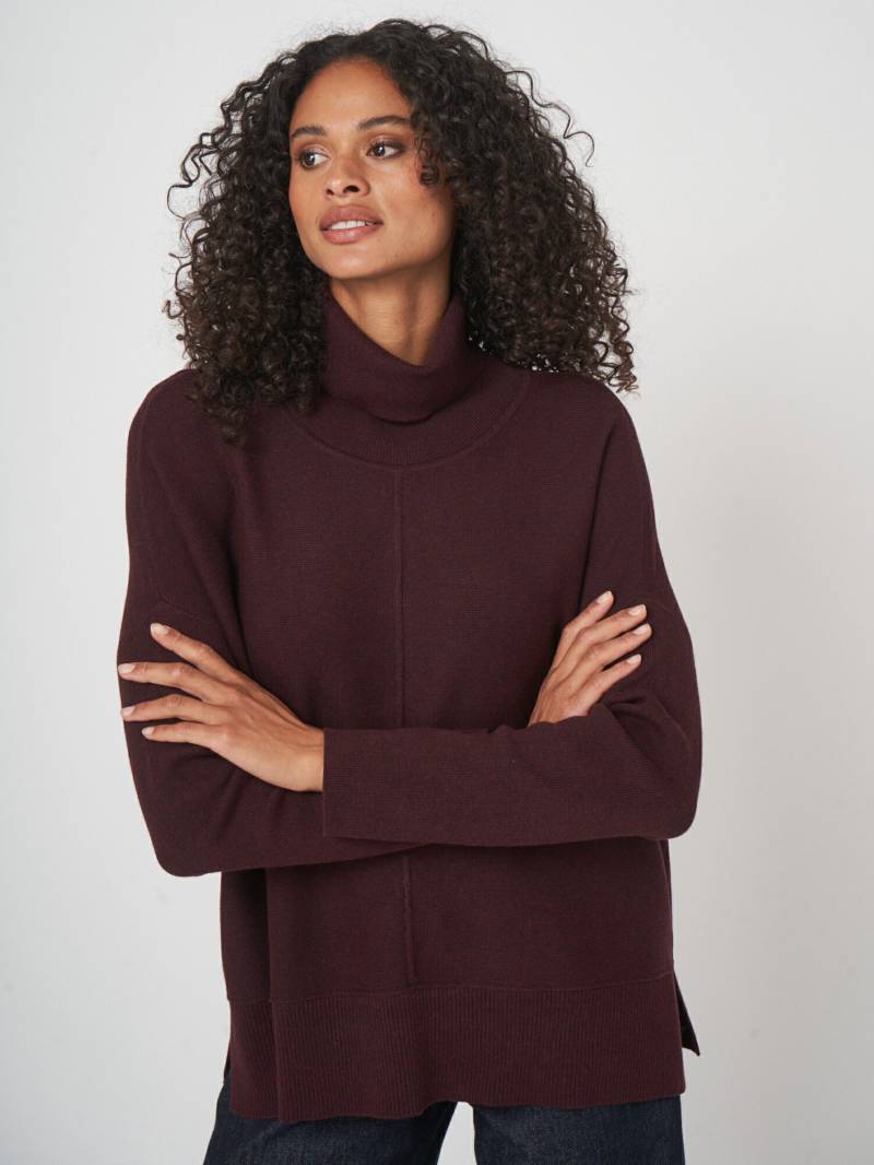 Oversized Rippstrickpullover aus Baumwollmix von REPEAT cashmere