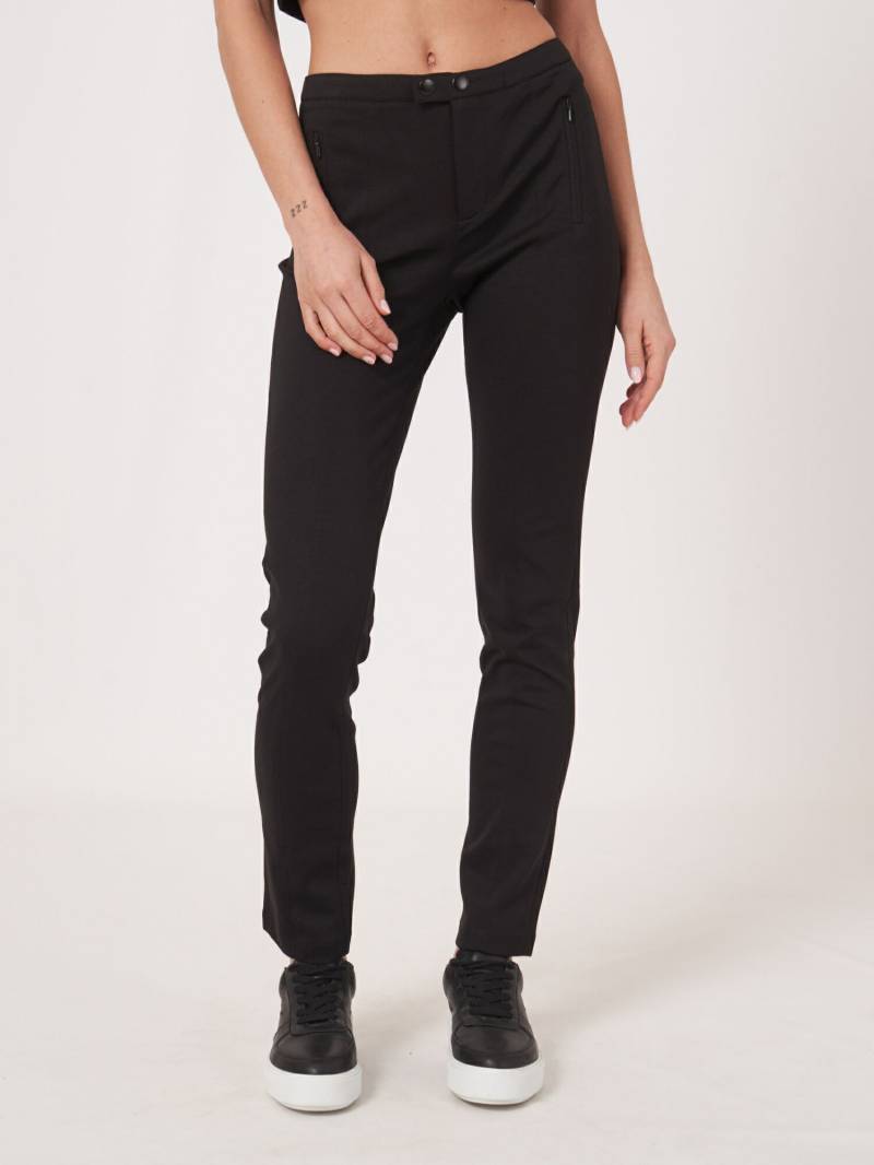 Ponte-Hose mit Frontnaht von REPEAT cashmere