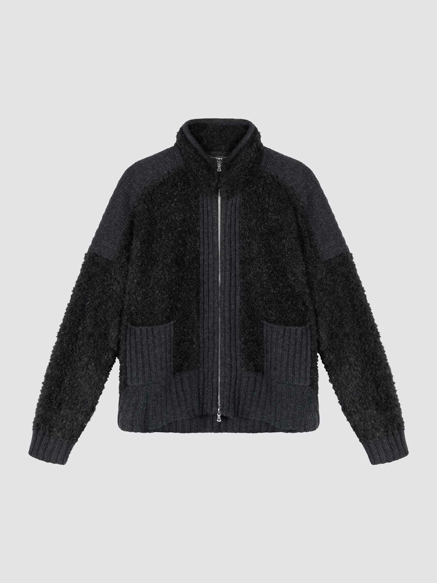 Reißverschluss-Cardigan aus Alpakawollmischung von REPEAT cashmere