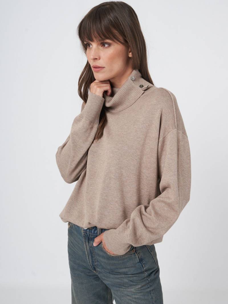 Rollkragen-Pullover aus Baumwollmischung von REPEAT cashmere