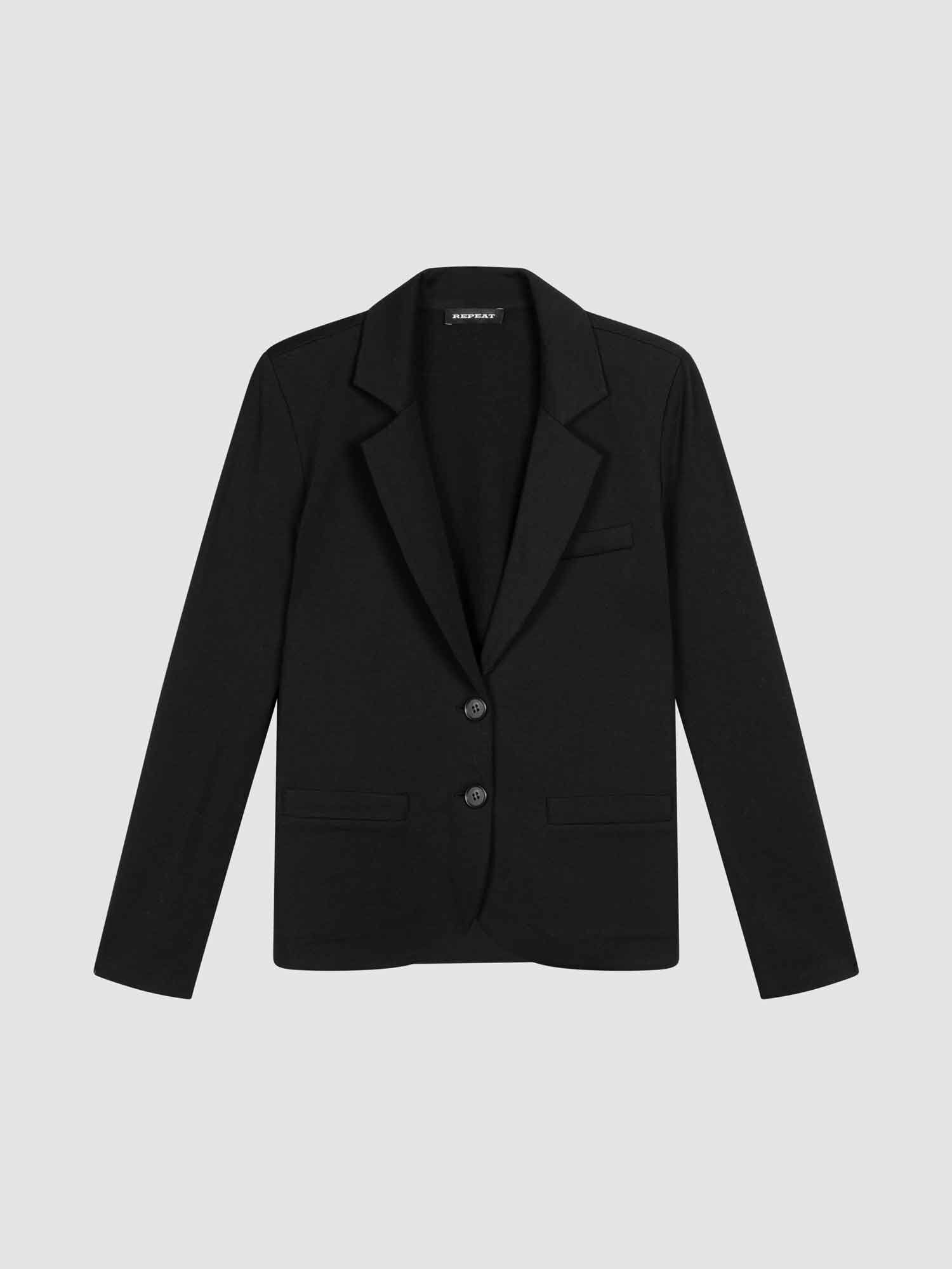 Sweatshirt-Blazer mit Reverskragen von REPEAT cashmere