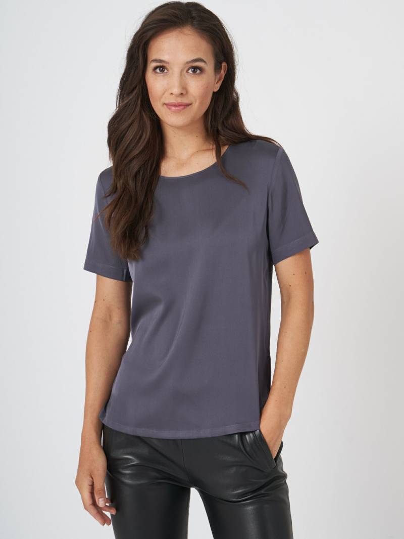 T-Shirt aus Seide von REPEAT cashmere
