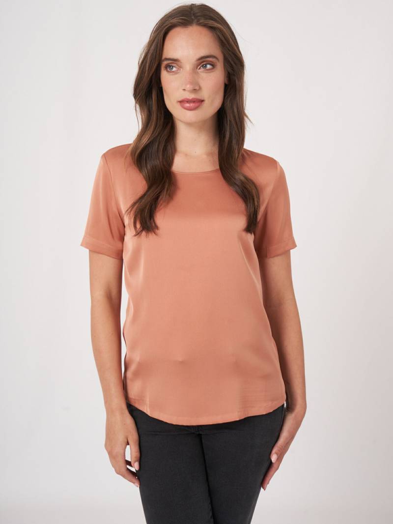 T-Shirt aus Seide von REPEAT cashmere