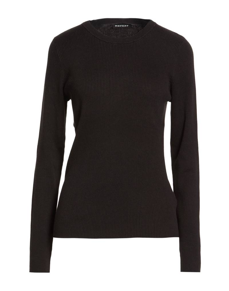 REPEAT Pullover Damen Schwarz von REPEAT
