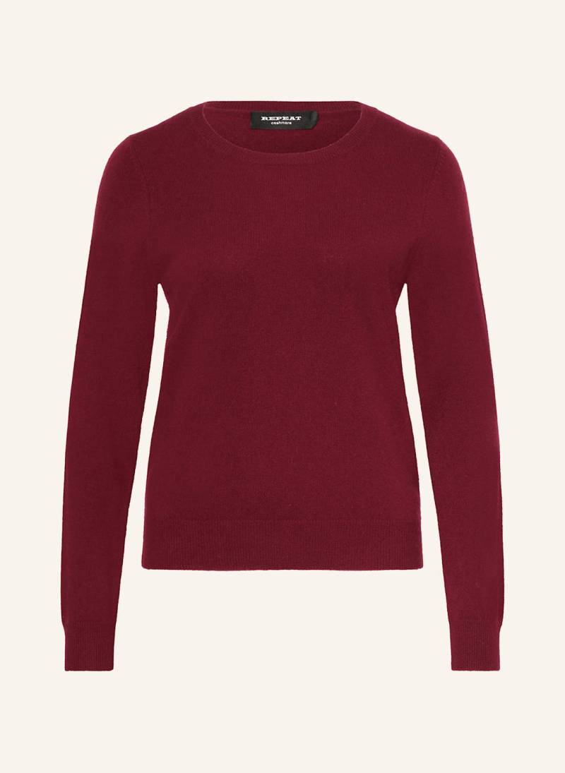 Repeat Cashmere-Pullover rot von REPEAT