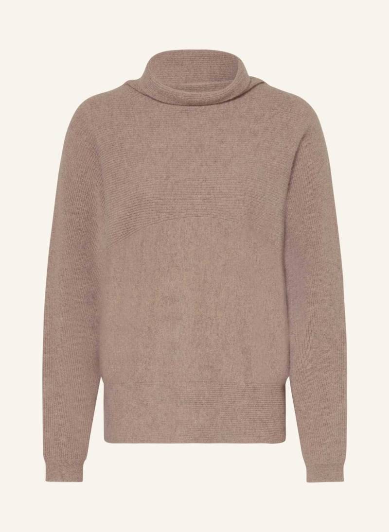 Repeat Rollkragenpullover Aus Cashmere beige von REPEAT