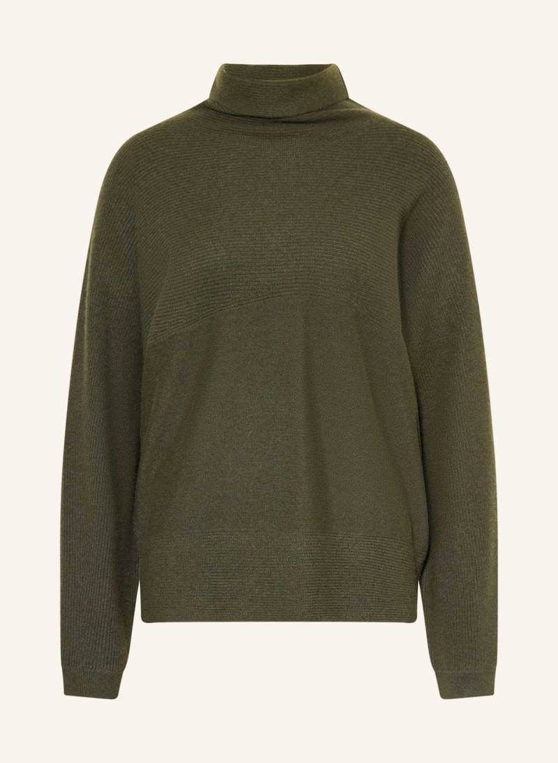 Repeat Rollkragenpullover Aus Cashmere gruen von REPEAT
