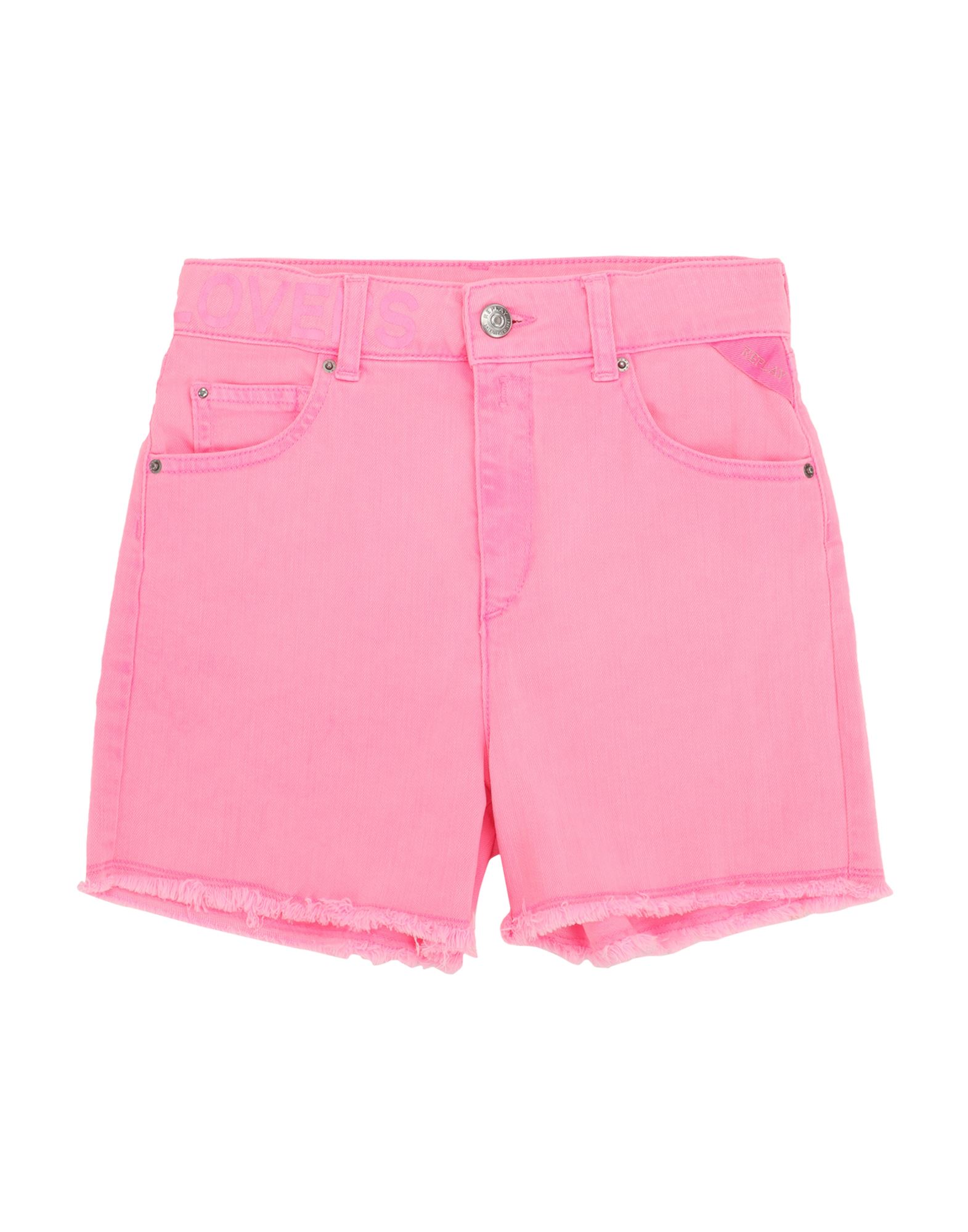 REPLAY & SONS Jeansshorts Kinder Rosa von REPLAY & SONS