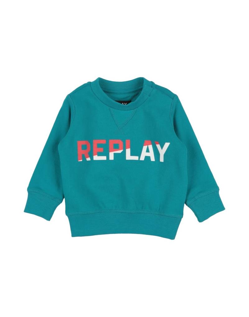 REPLAY & SONS Sweatshirt Kinder Aquamarin von REPLAY & SONS