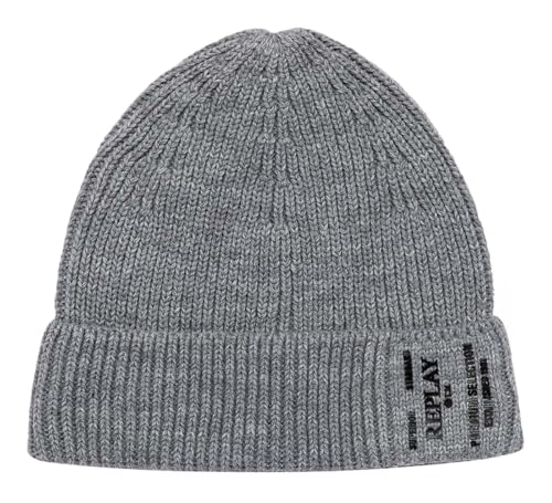 REPLAY Beanie DK Gray Melange von Replay
