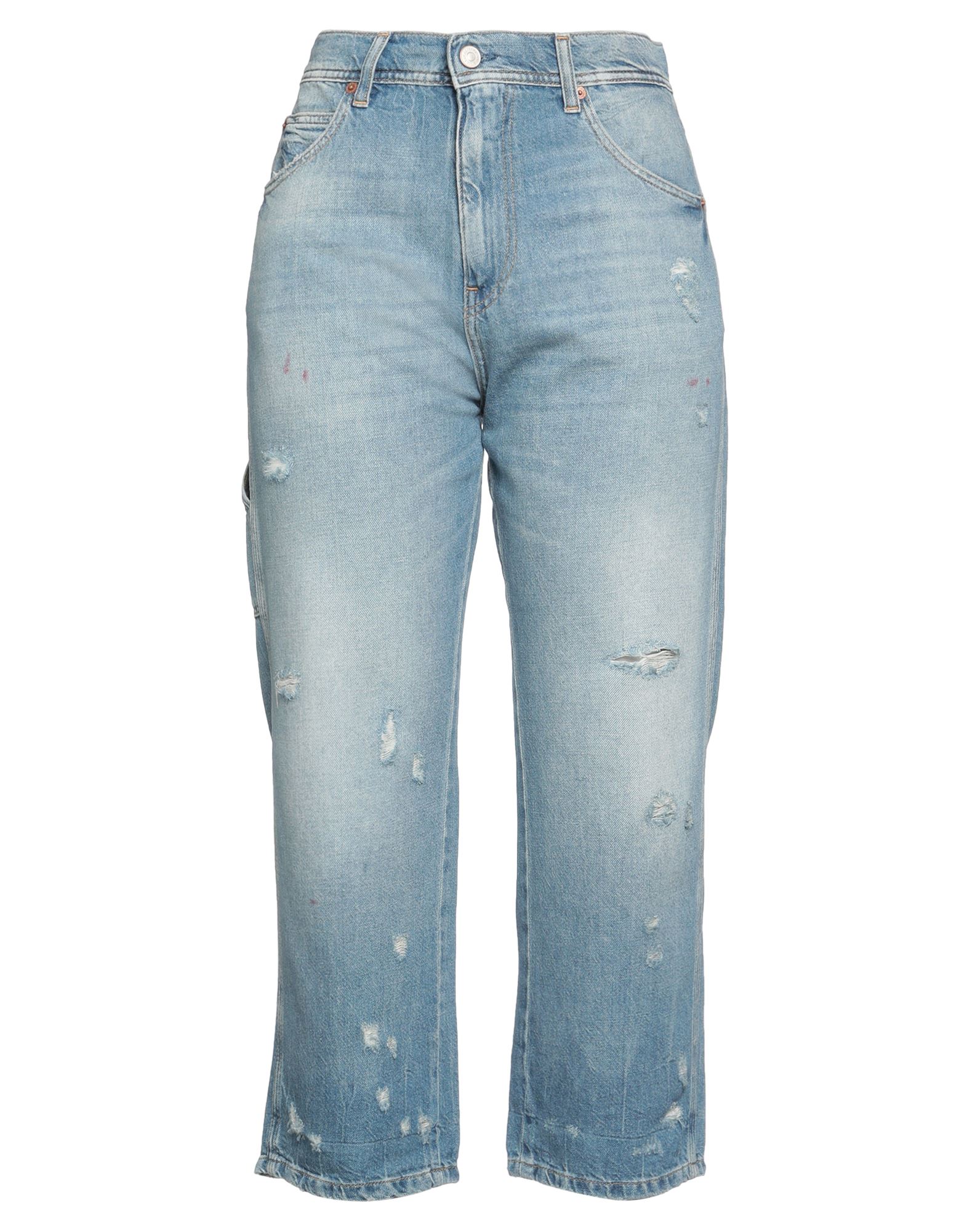 REPLAY Cropped Jeans Damen Blau von REPLAY