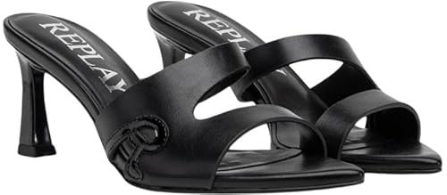 REPLAY Damen ANAIS MULE Sandale, 003 BLACK, 38 EU von Replay