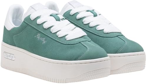 REPLAY Damen Cupsole Sneaker Chunky, Grün (Pale Green 1454), 38 von Replay
