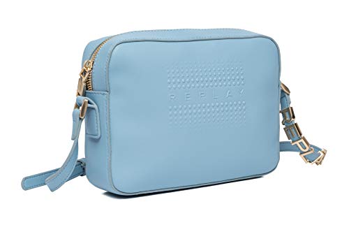 REPLAY Damen FW3084 Umhängetasche, 474 Cobalt Grey von REPLAY