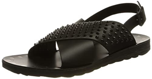 REPLAY Damen Manila Cross Flache Sandale, 003 Black, 41 EU von Replay