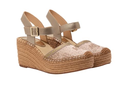 REPLAY Damen Susan RBJ 2 Keilsandale, 045 Platin, 36 EU von REPLAY