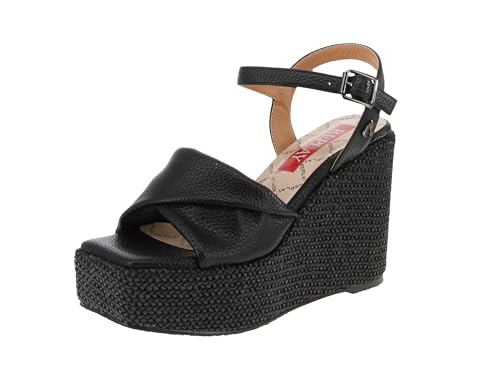 REPLAY Damen Wade Sandal Keilsandale, 003 Black, 39 EU von Replay
