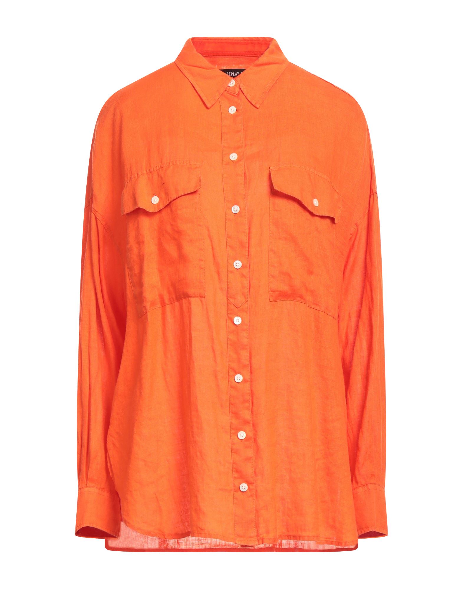 REPLAY Hemd Damen Orange von REPLAY