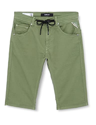 REPLAY Herren DJOVIC Jeans-Shorts, 850 Army Green, 29 REPLAY Herren DJOVIC Jeans-Shorts, 850 Army Green, 29 von REPLAY