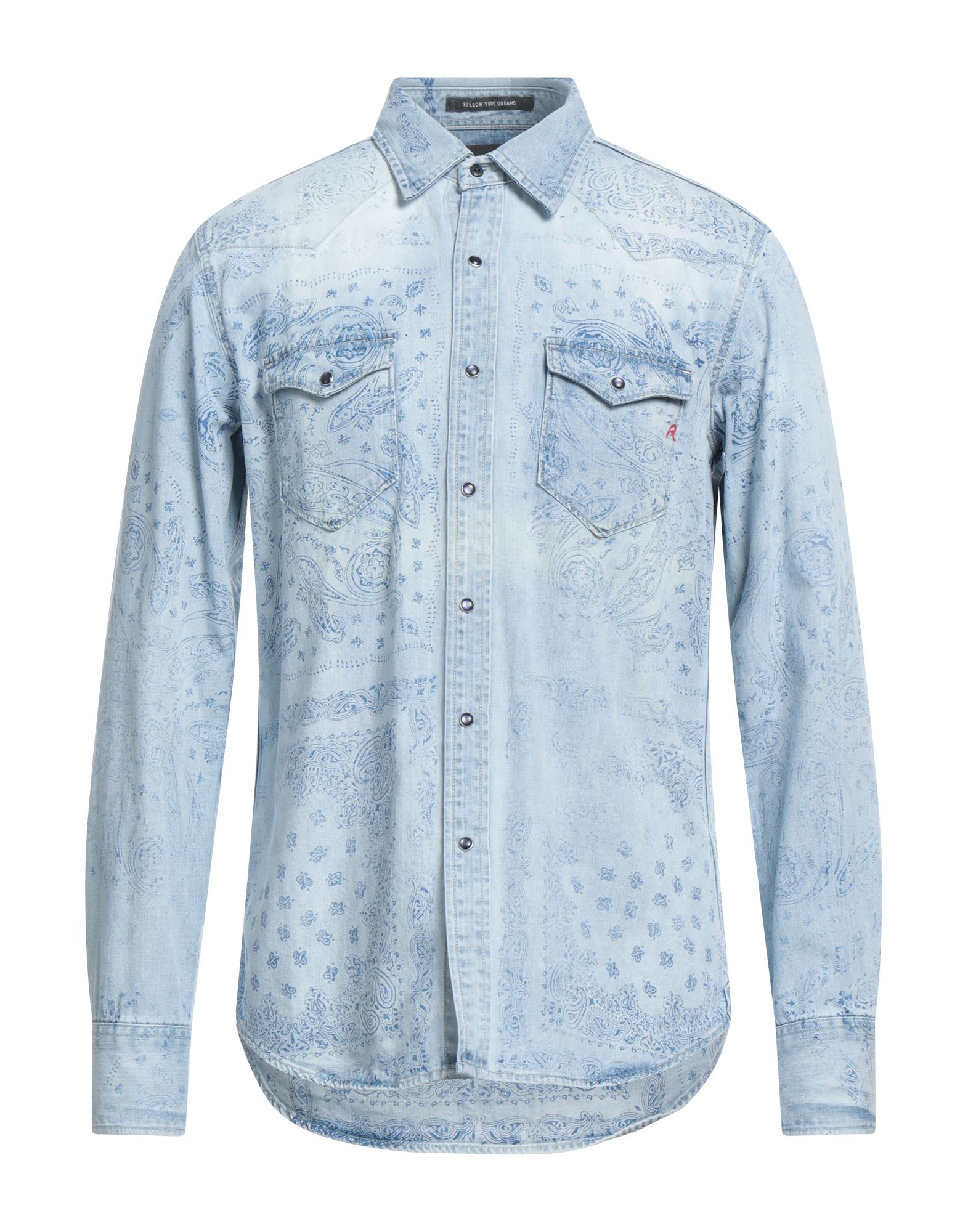 REPLAY Jeanshemd Herren Blau von REPLAY