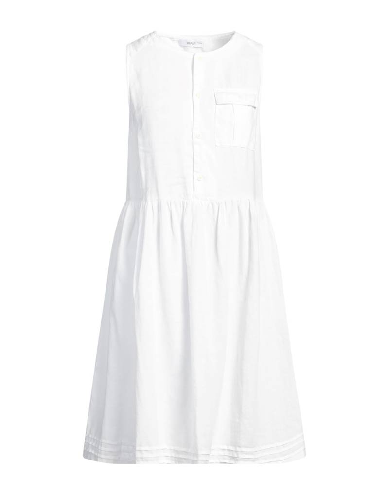 REPLAY Midi-kleid Damen Weiß von REPLAY
