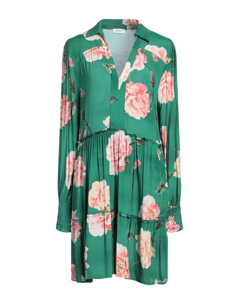 REPLAY Mini-kleid Damen Grün von REPLAY