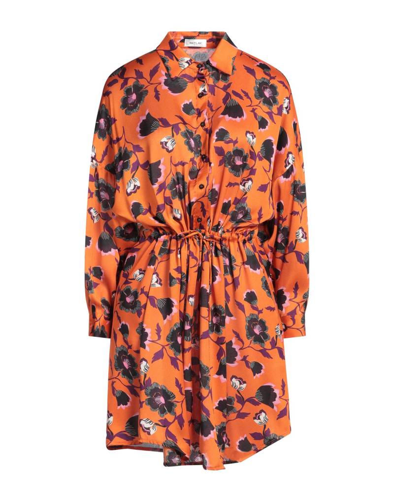 REPLAY Mini-kleid Damen Orange von REPLAY