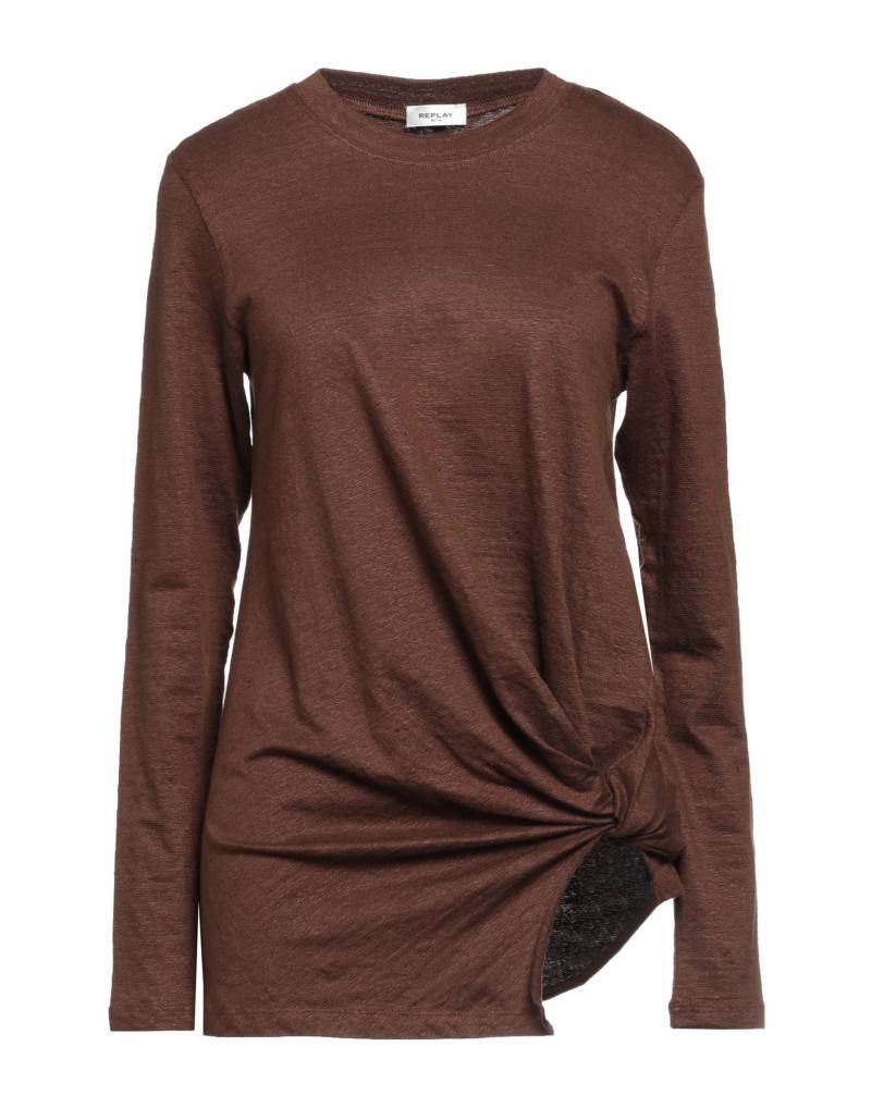 REPLAY Pullover Damen Braun von REPLAY