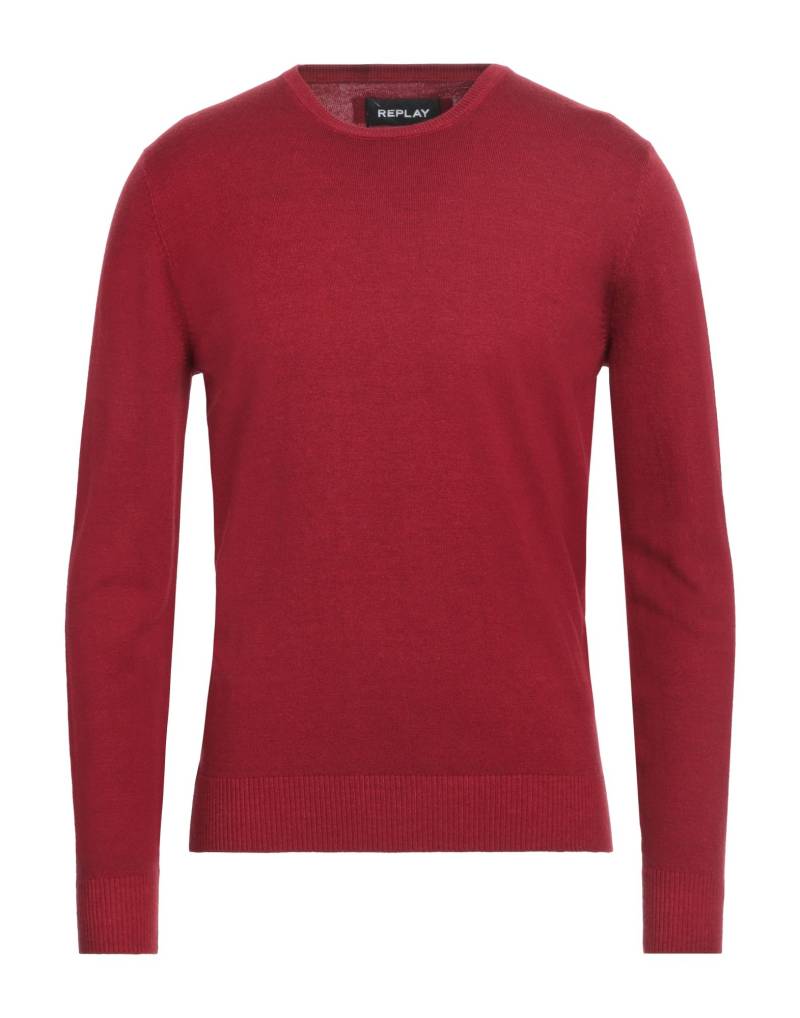 REPLAY Pullover Herren Ziegelrot von REPLAY