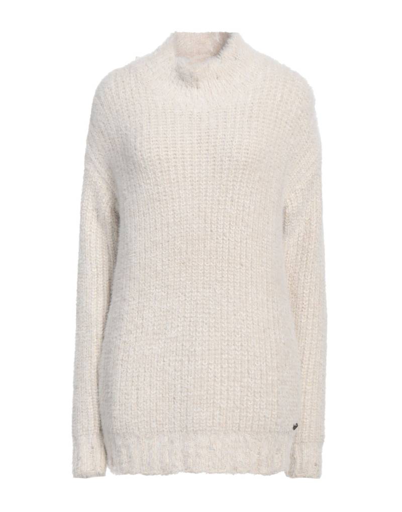REPLAY Rollkragenpullover Damen Off white von REPLAY