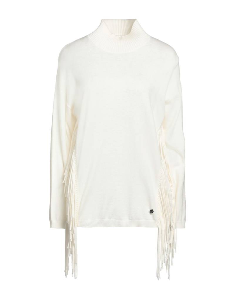 REPLAY Rollkragenpullover Damen Off white von REPLAY