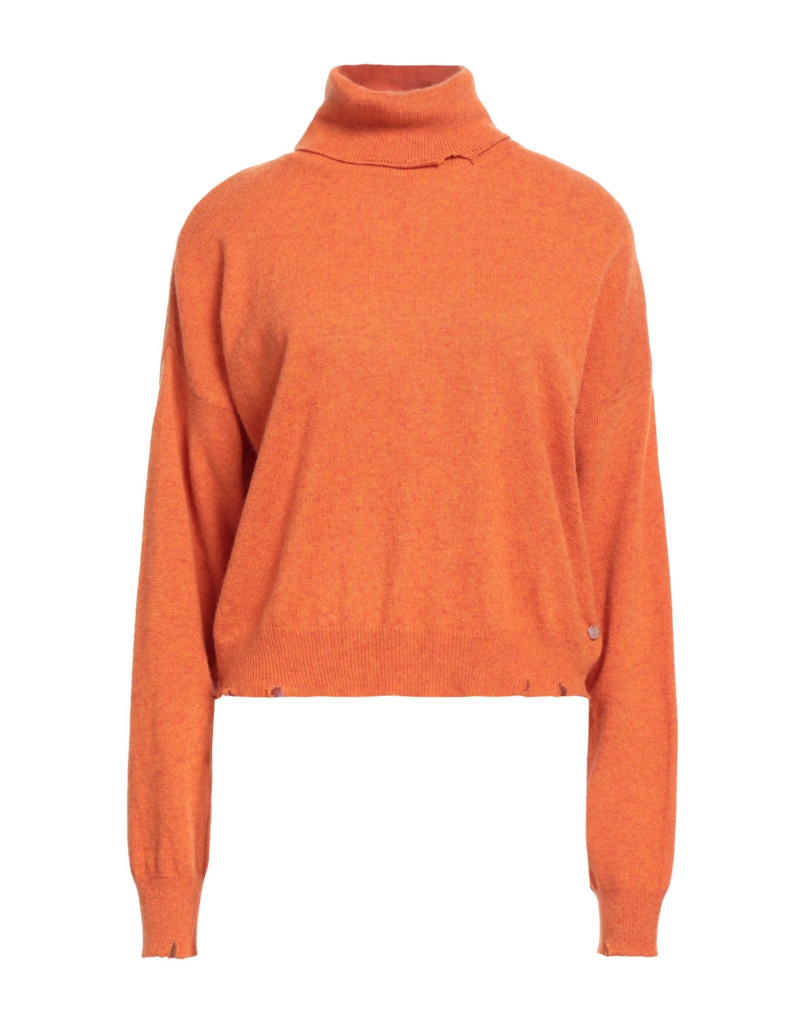 REPLAY Rollkragenpullover Damen Orange von REPLAY