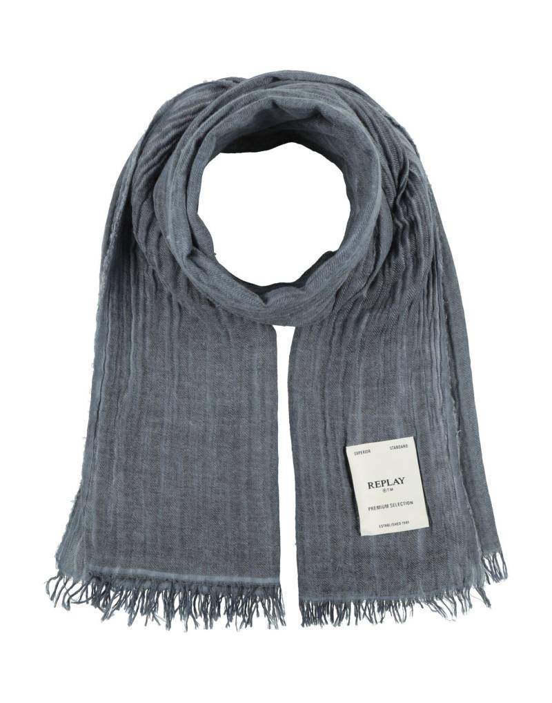 REPLAY Schal Herren Blau von REPLAY
