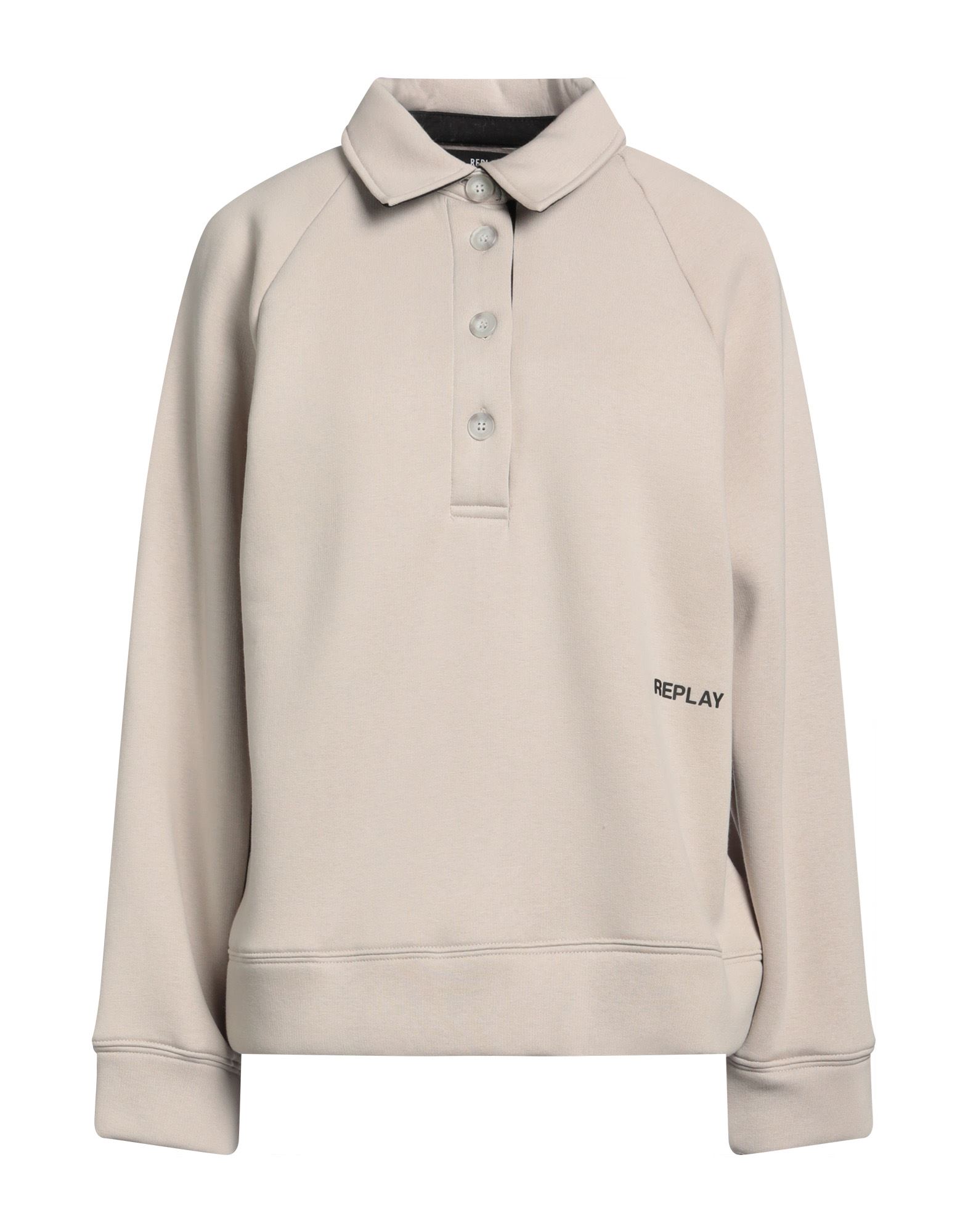 REPLAY Sweatshirt Damen Beige von REPLAY