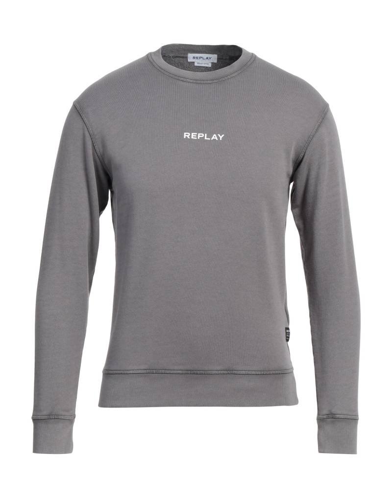 REPLAY Sweatshirt Herren Grau von REPLAY