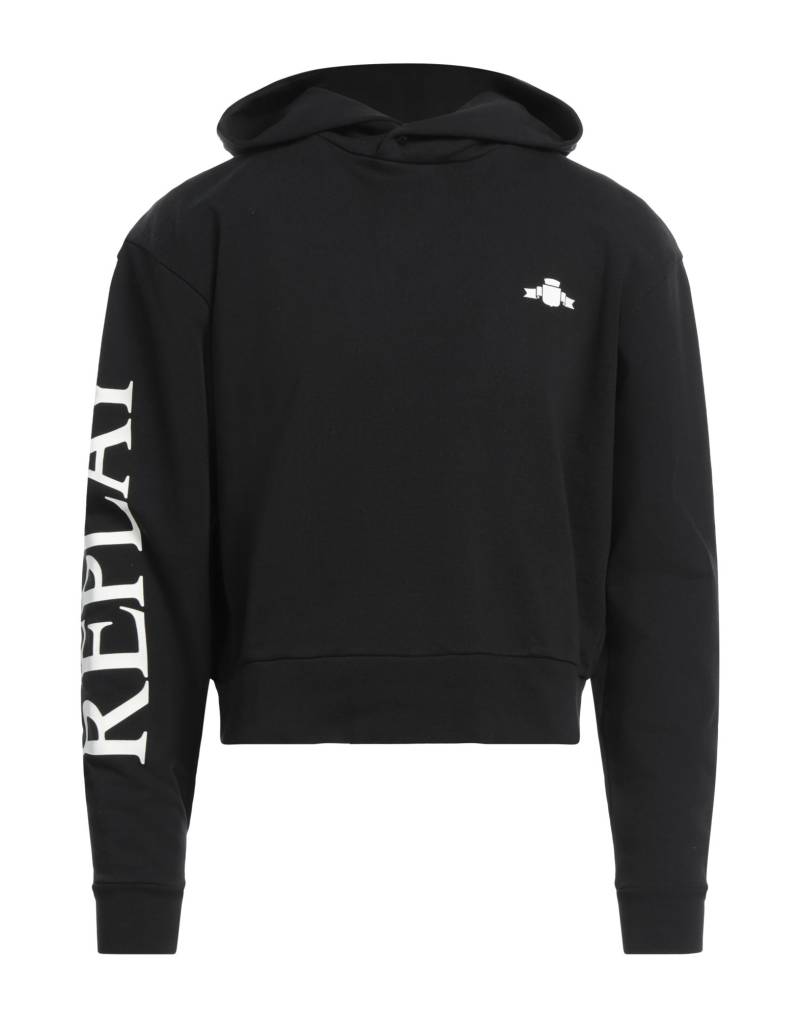 REPLAY Sweatshirt Herren Schwarz von REPLAY