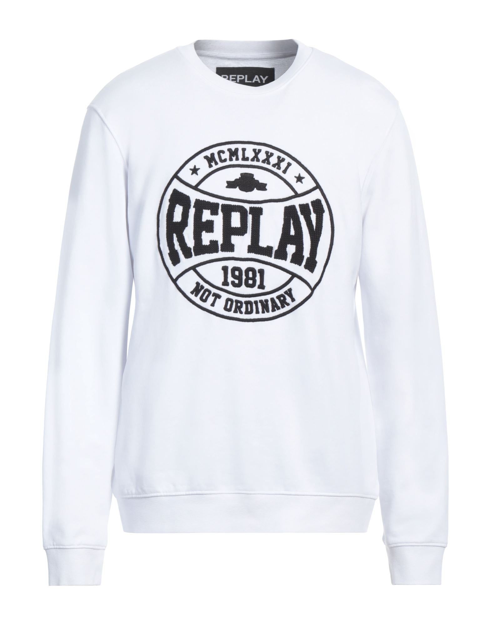 REPLAY Sweatshirt Herren Weiß von REPLAY