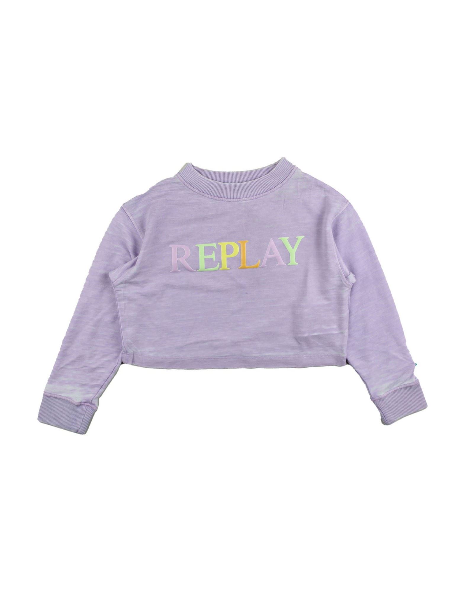 REPLAY Sweatshirt Kinder Lila von REPLAY