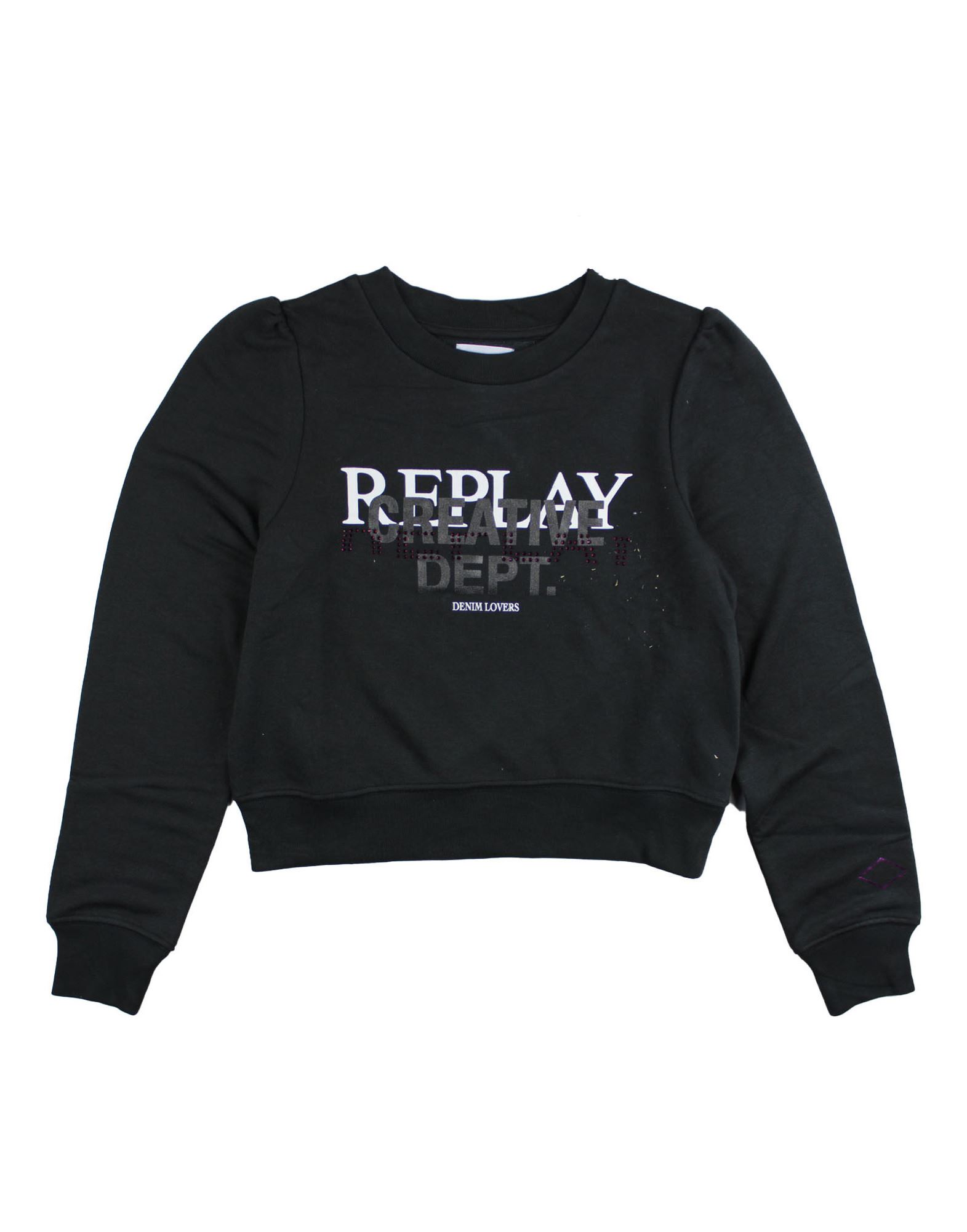 REPLAY Sweatshirt Kinder Schwarz von REPLAY