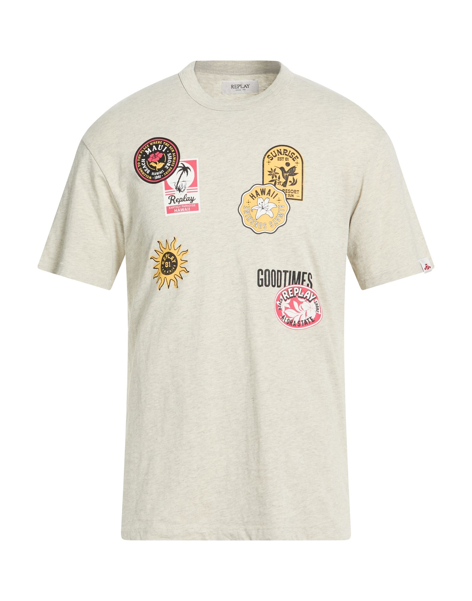 REPLAY T-shirts Herren Grau von REPLAY