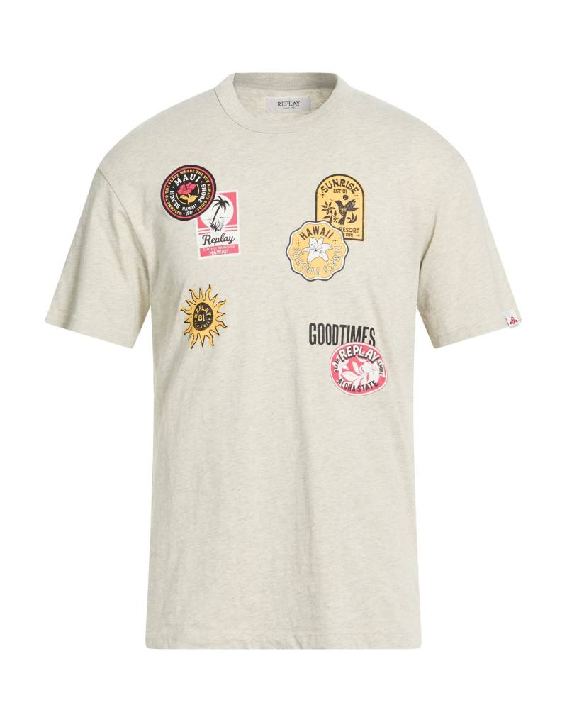 REPLAY T-shirts Herren Grau von REPLAY