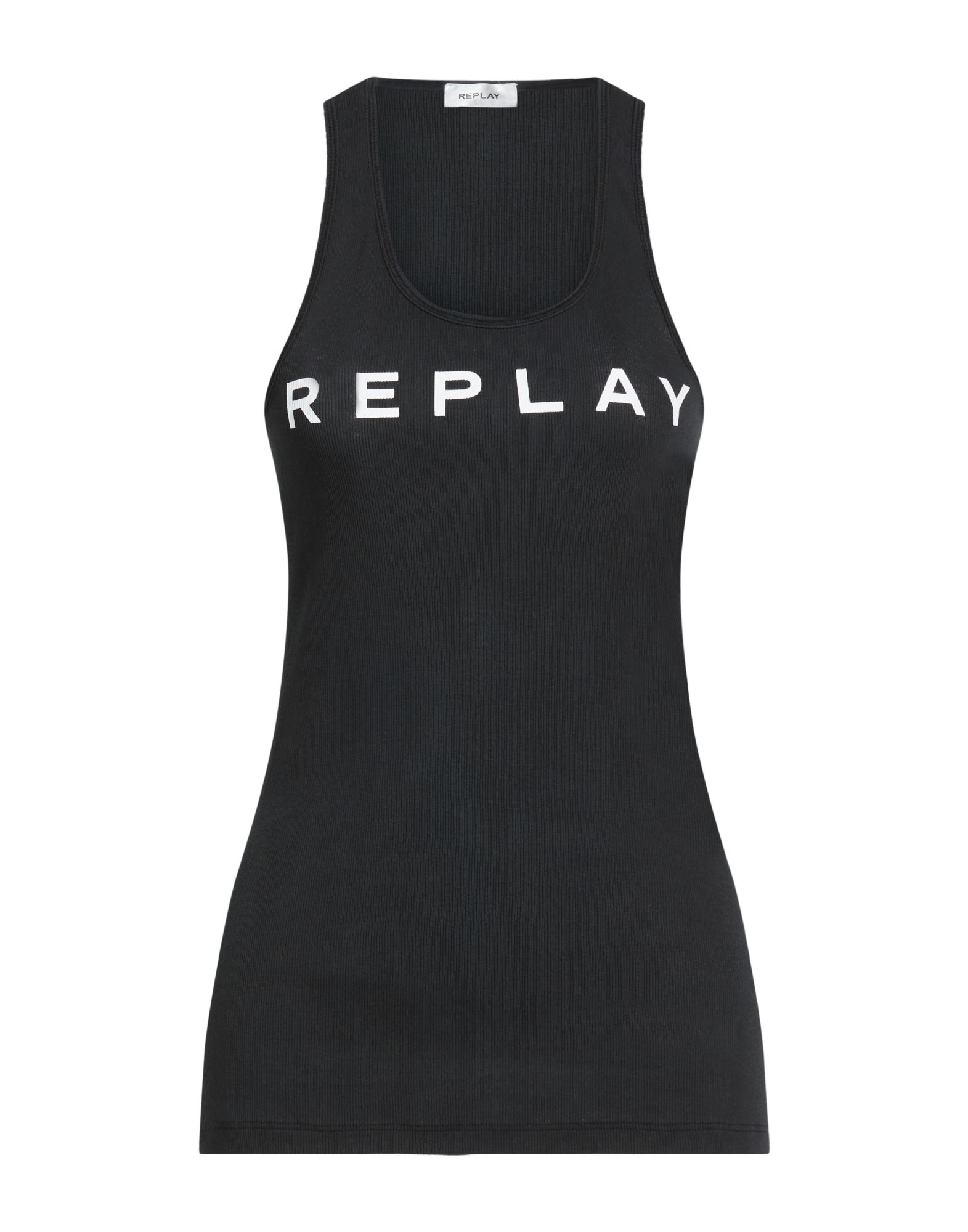 REPLAY Tank Top Damen Schwarz von REPLAY